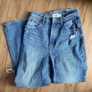 Abercrombie & Fitch Ultra High-rise Kick flare Jeans